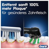 Elektrický zubní kartáček Oral-B PRO 3 3000, 2 kartáčky CrossAction, 3 režimy čištění a vizuální 360° kontrola tlaku pro péči o 